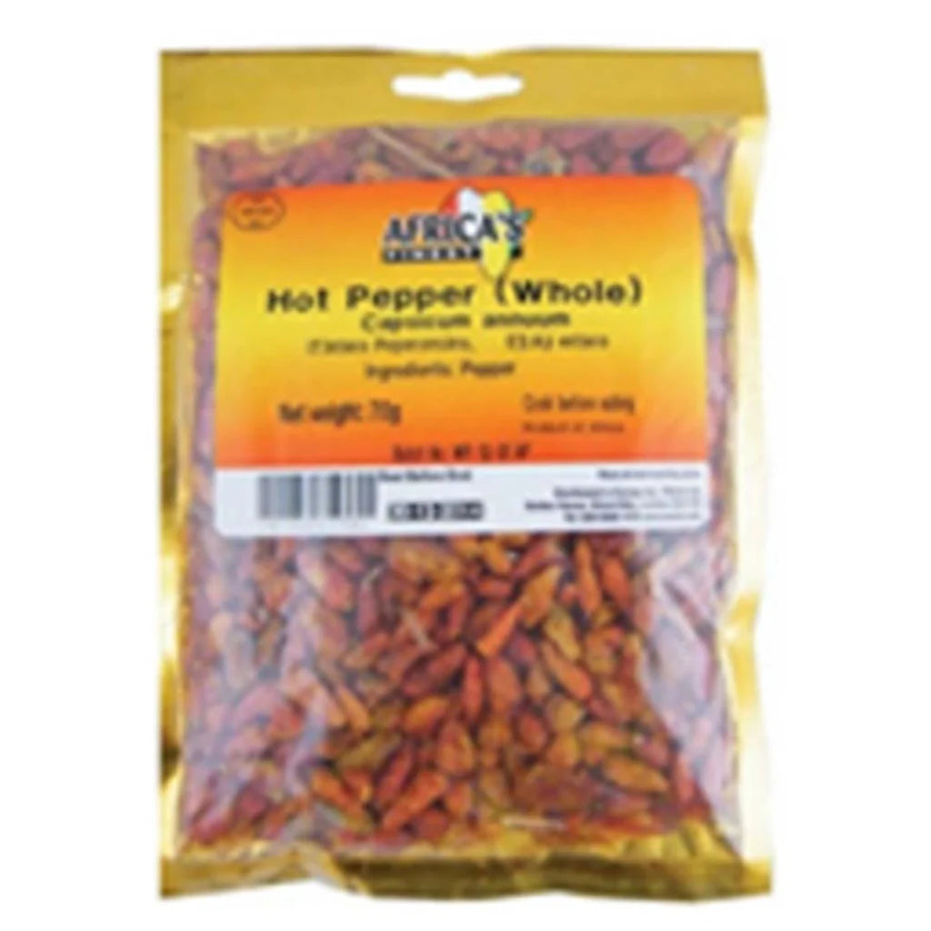 Africa’s Finest Hot Pepper Whole 10 x 80g