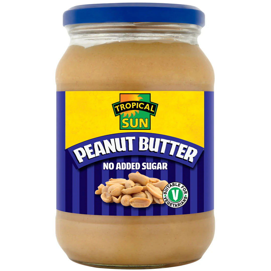 Tropical Sun Peanut Butter No Sugar 12 x 454g