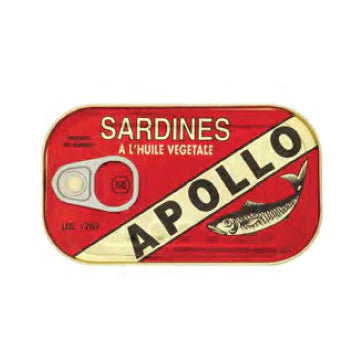 Apollo Sardines In Veg Oil 25 x 125g