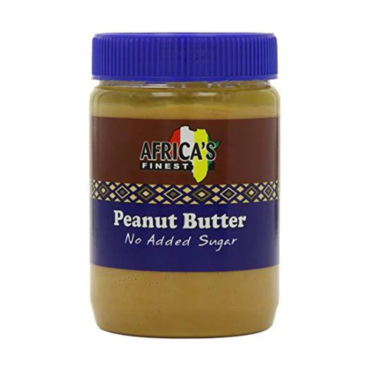 Africa's Finest No Sugar Peanut Butter 12 x 500g