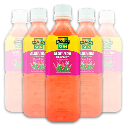 Tropical Sun Aloe Vera Strawberry Drink 6 x 500ml