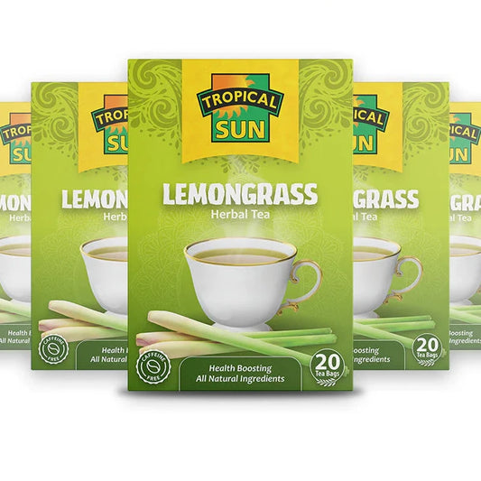 Tropical Sun Lemongrass x 20 Teabags Pack of 6