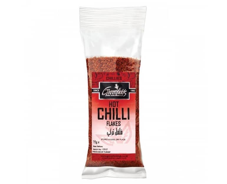 Greenfields Chilli Flakes 12 x 75g