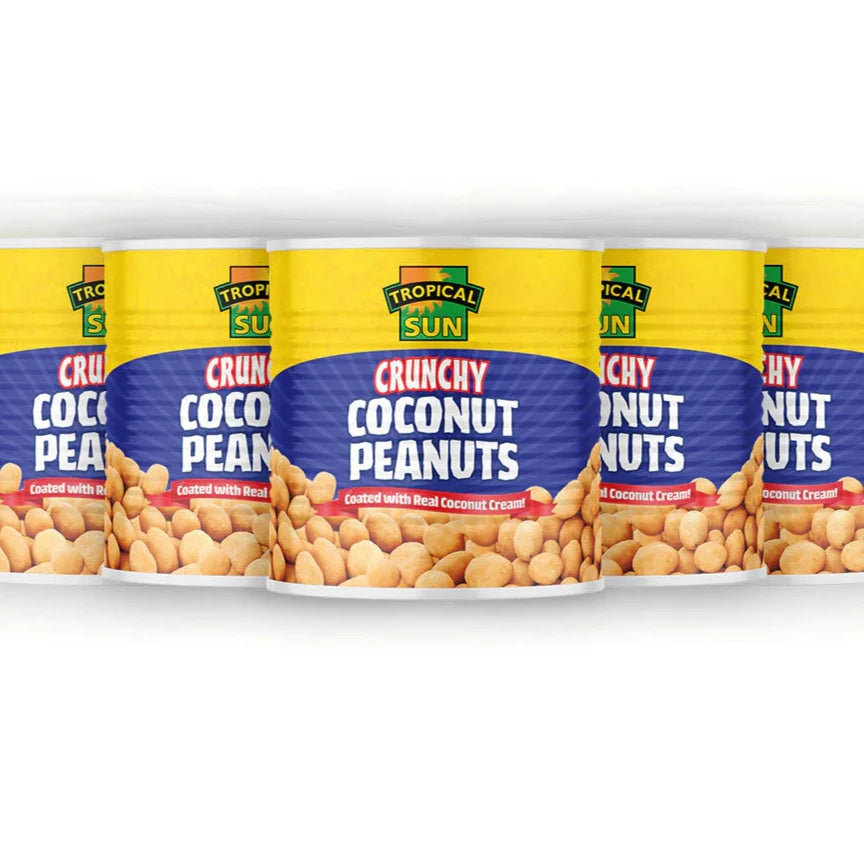 Tropical Sun Crunchy Coconut Peanuts 12 x 165g