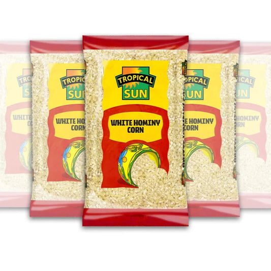 Tropical Sun White Hominy Corn 20 x 500g