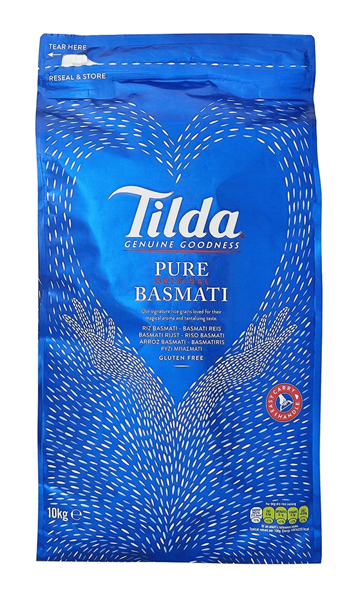 Tilda Pure Basmati Rice 4 x 2kg