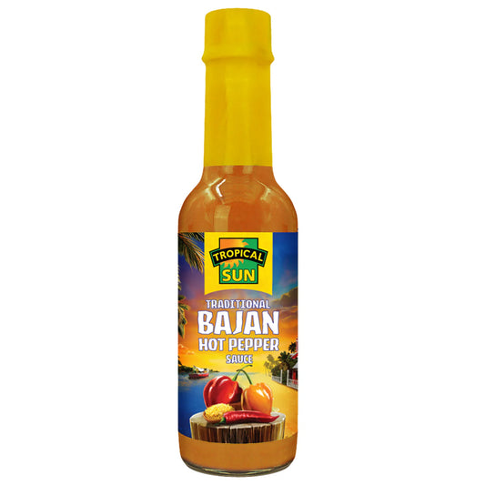 Tropical Sun Bajan Hot Pepper Sauce 12 x 150ml