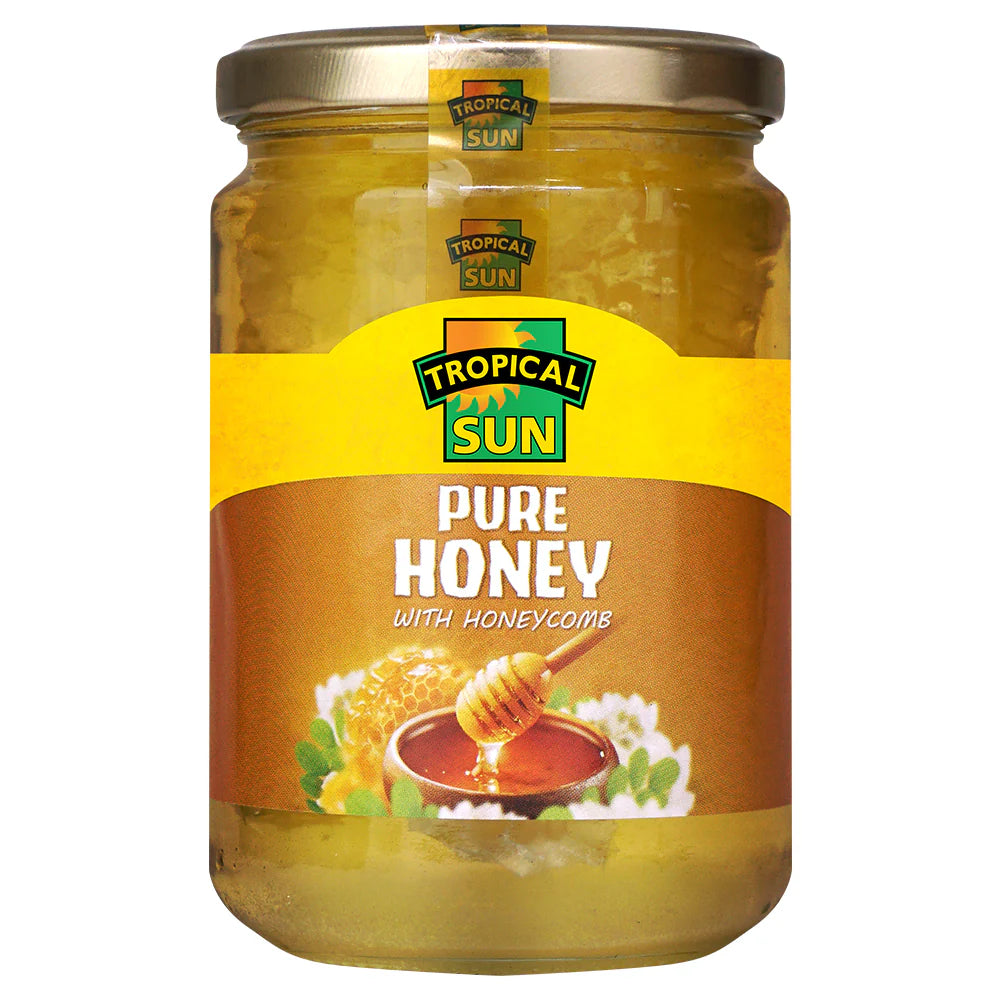 Tropical Sun Acacia Honey with Honeycomb 6 x 500g