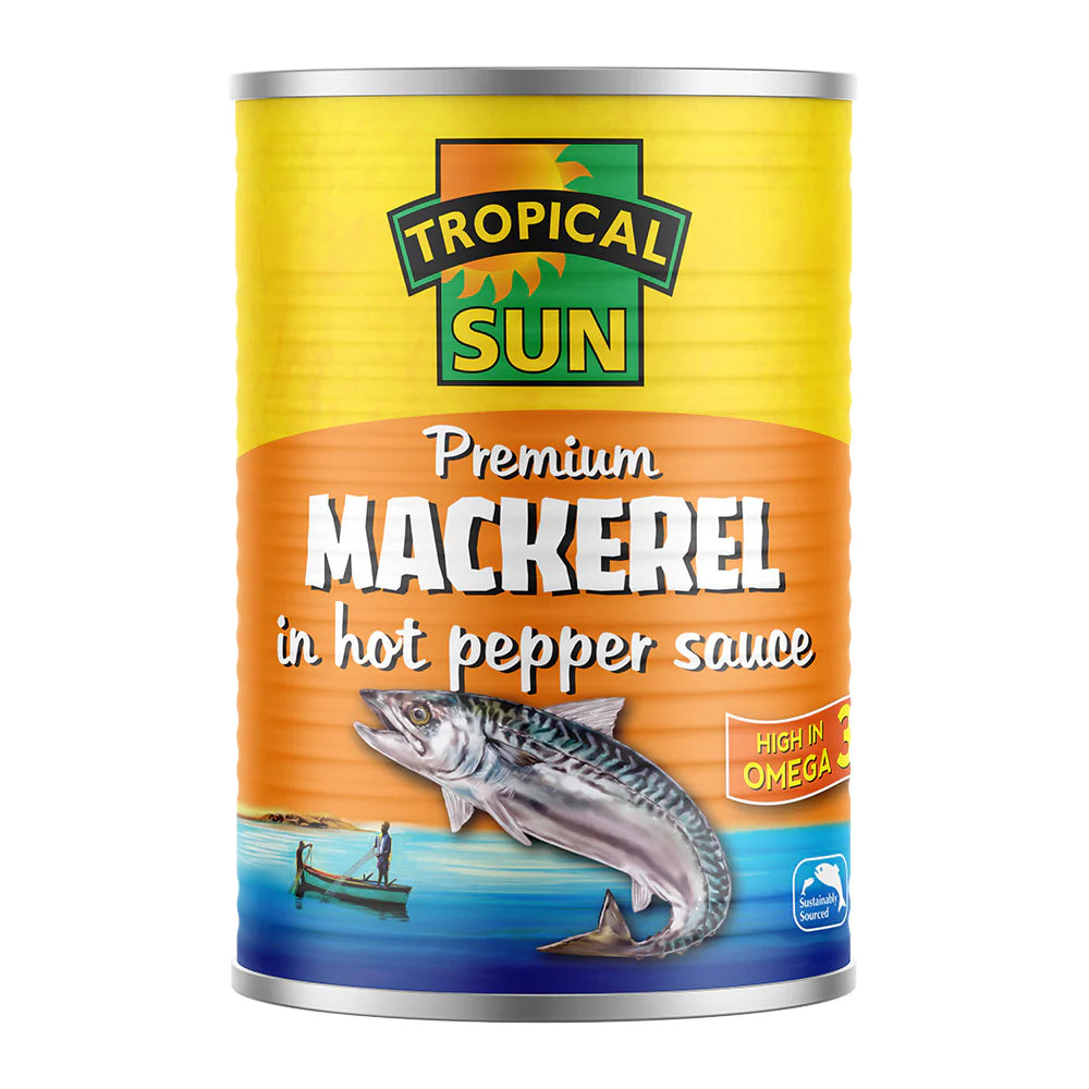 Tropical Sun Mackerel in Hot Pepper Sauce 12 x 400g