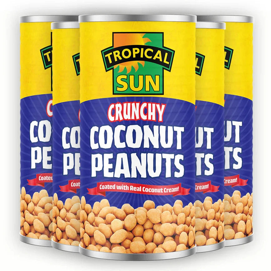 Tropical Sun Crunchy Coconut Peanuts 6 x 330g