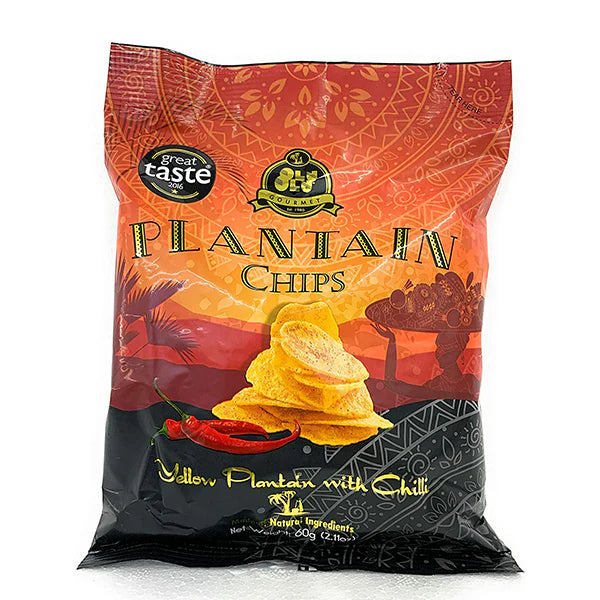 Olu Olu Plantain Chips Chilli 24 x 60g