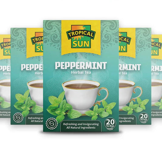 Tropical Sun Peppermint x 20 Teabags Pack of 6