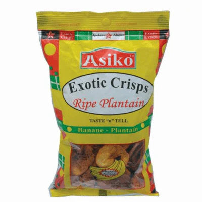 Asiko Plantain Chips Salted 30 x 75g