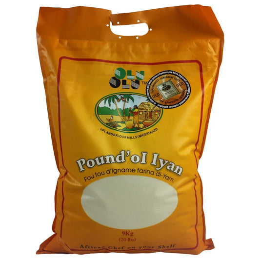 Olu Olu Poundo Iyan Pounded Yam 5 x 1.2kg