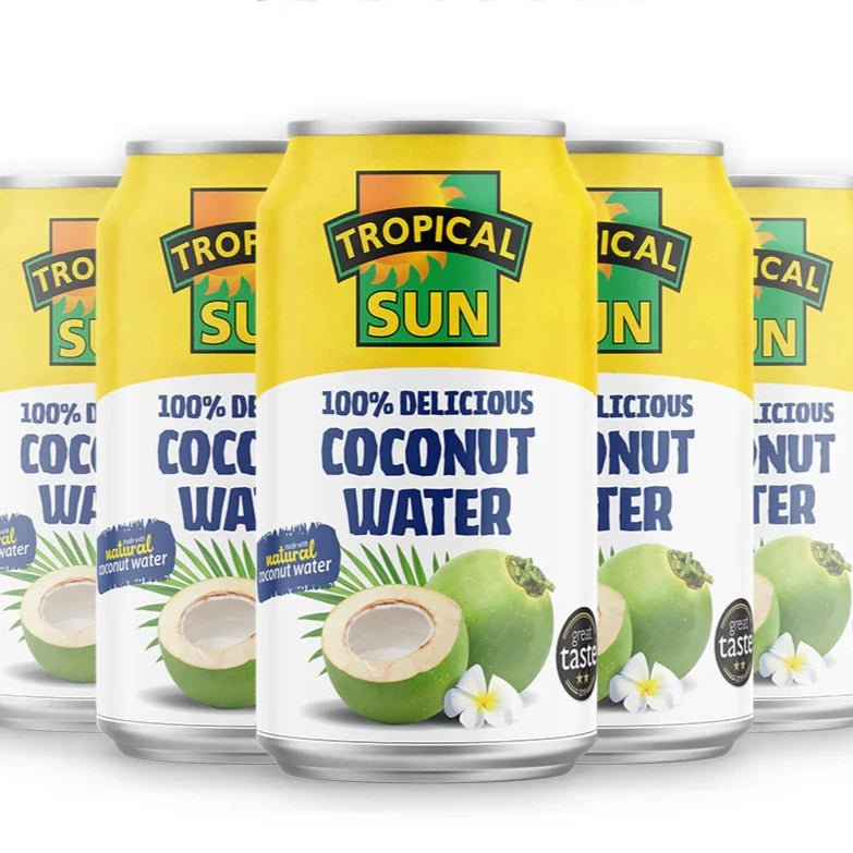 Tropical Sun 100% Delicious Coconut Water 12 x 330ml