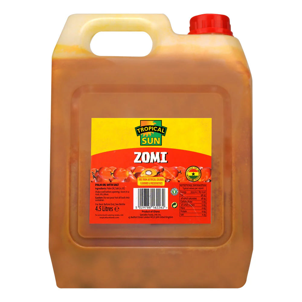 Tropical Sun Zomi Palm Oil 4 x 4.5L