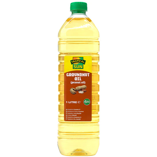 Tropical Sun Groundnut Oil (Peanut Oil) 6 x 1L