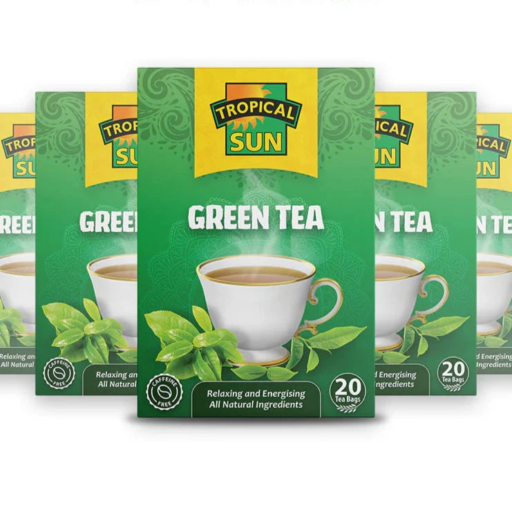 Tropical Sun Green Tea 20 Teabags Pack of 6