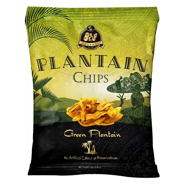 Olu Olu Plantain Chips Green 24 x 60g