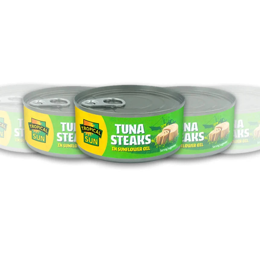 Tropical Sun Tuna Steaks in Sunflower Oil 6 x 160g