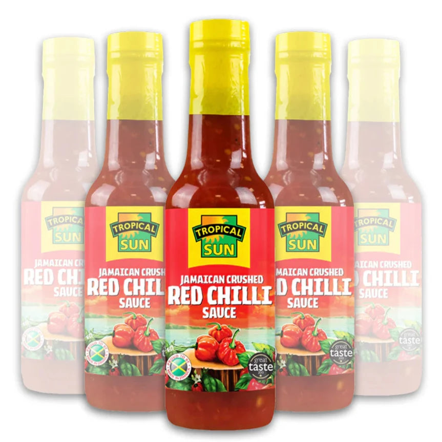 Tropical Sun Jamaican Crushed Red Chilli Sauce 12 x 142ml