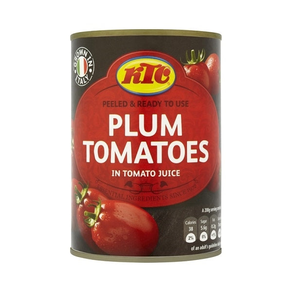 KTC  Plum Peeled Tomato 6 x 400g