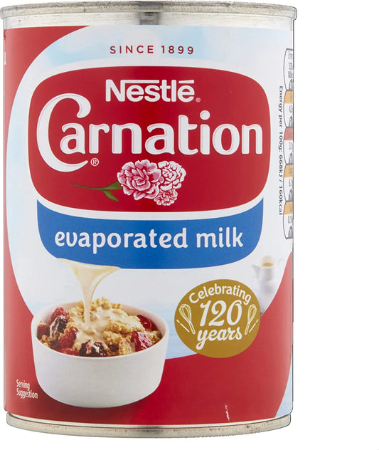 Nestle Carnation Evaporated Milk 12 x 410g