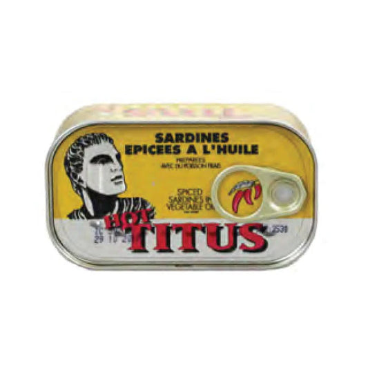 Titus Sardines In Chilli Oil 24 x 125g