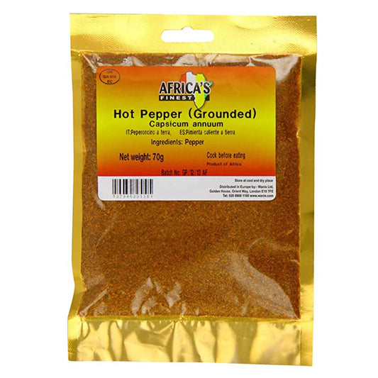 Africa’s Finest Hot Pepper Ground 10 x 70g