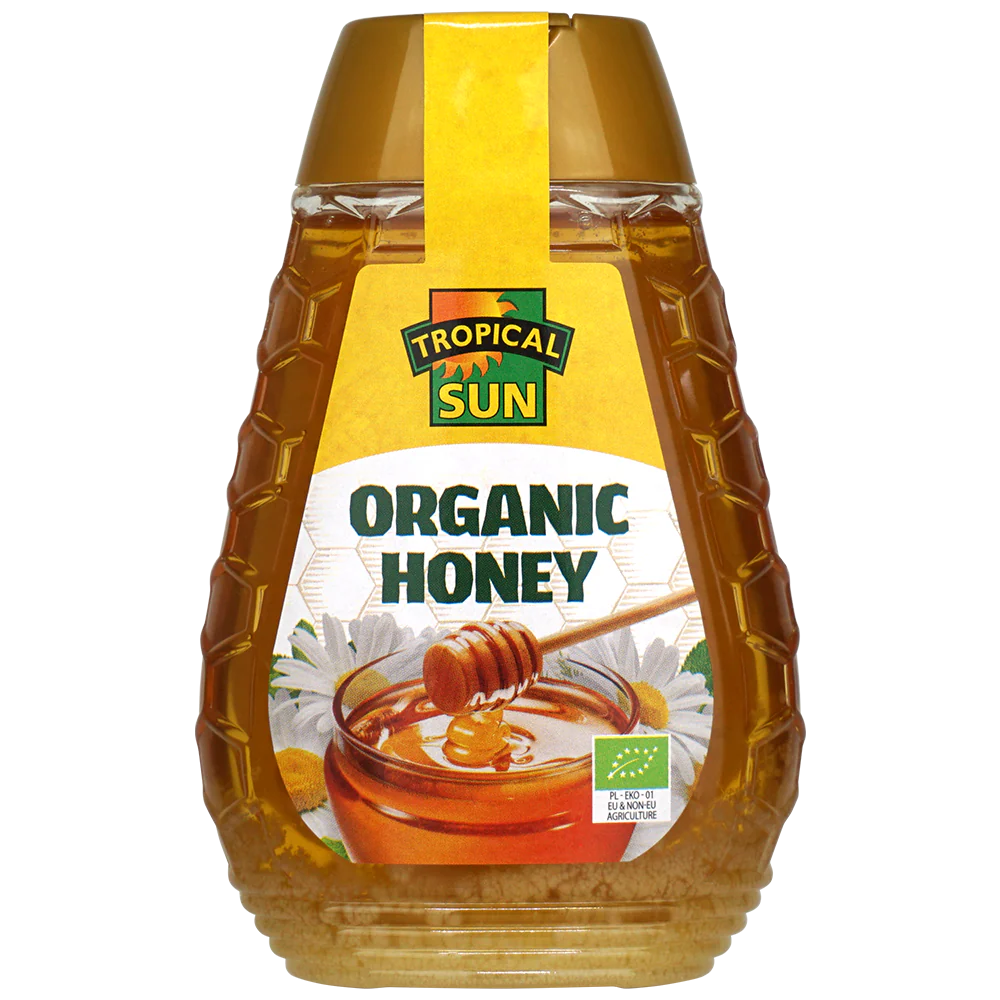 Tropical Sun Organic Honey Squeezy 6 x 340g