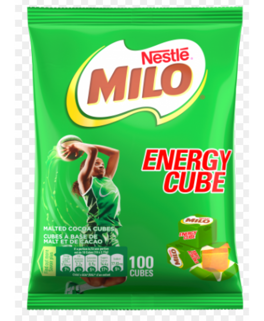 Milo Energy Cubes 12 x 100’s