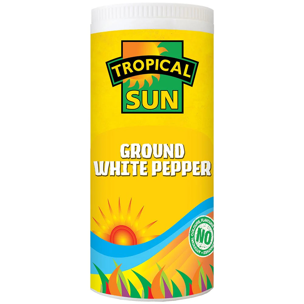 Tropical Sun Ground White Pepper 6 x 100g