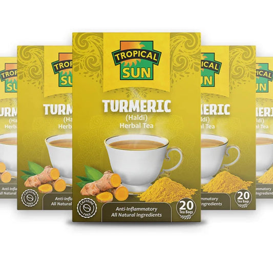 Tropical Sun Turmeric Tea x 20 Teabags Pack of 6