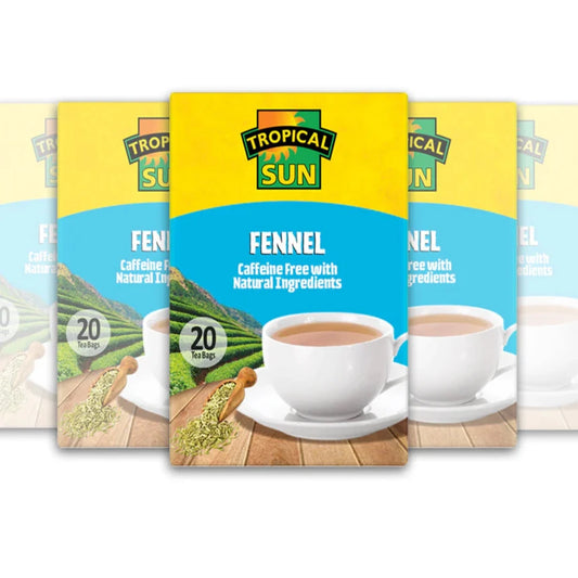 Tropical Sun Fennel 20 Tea Bags Pack of 6