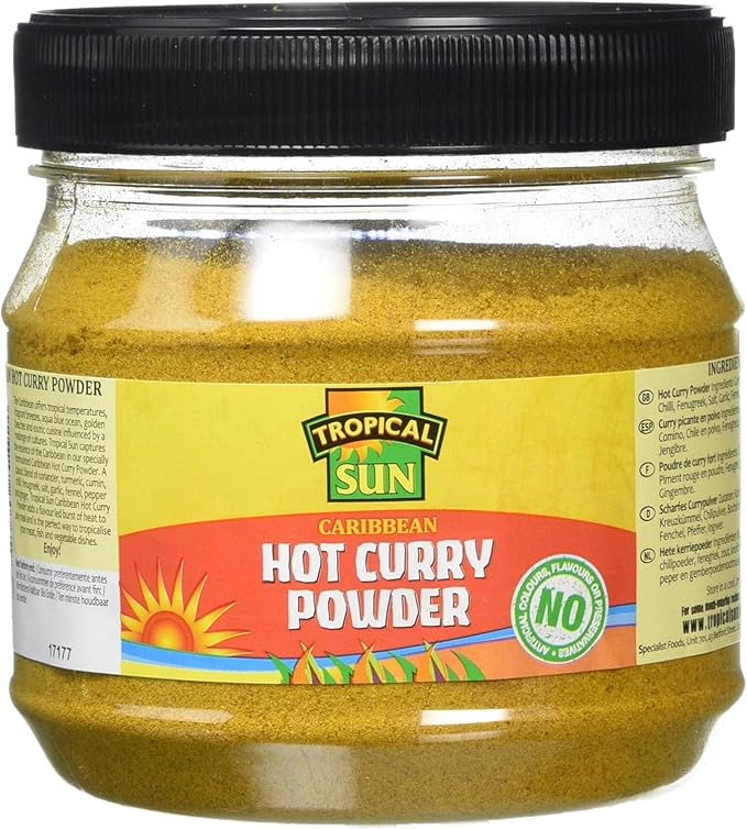 Tropical Sun Caribbean Curry Powder Hot 3 x 500g