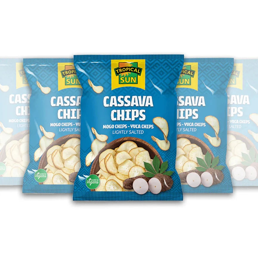 Tropical Sun Cassava Chips Lightly Salted 12 x 80g