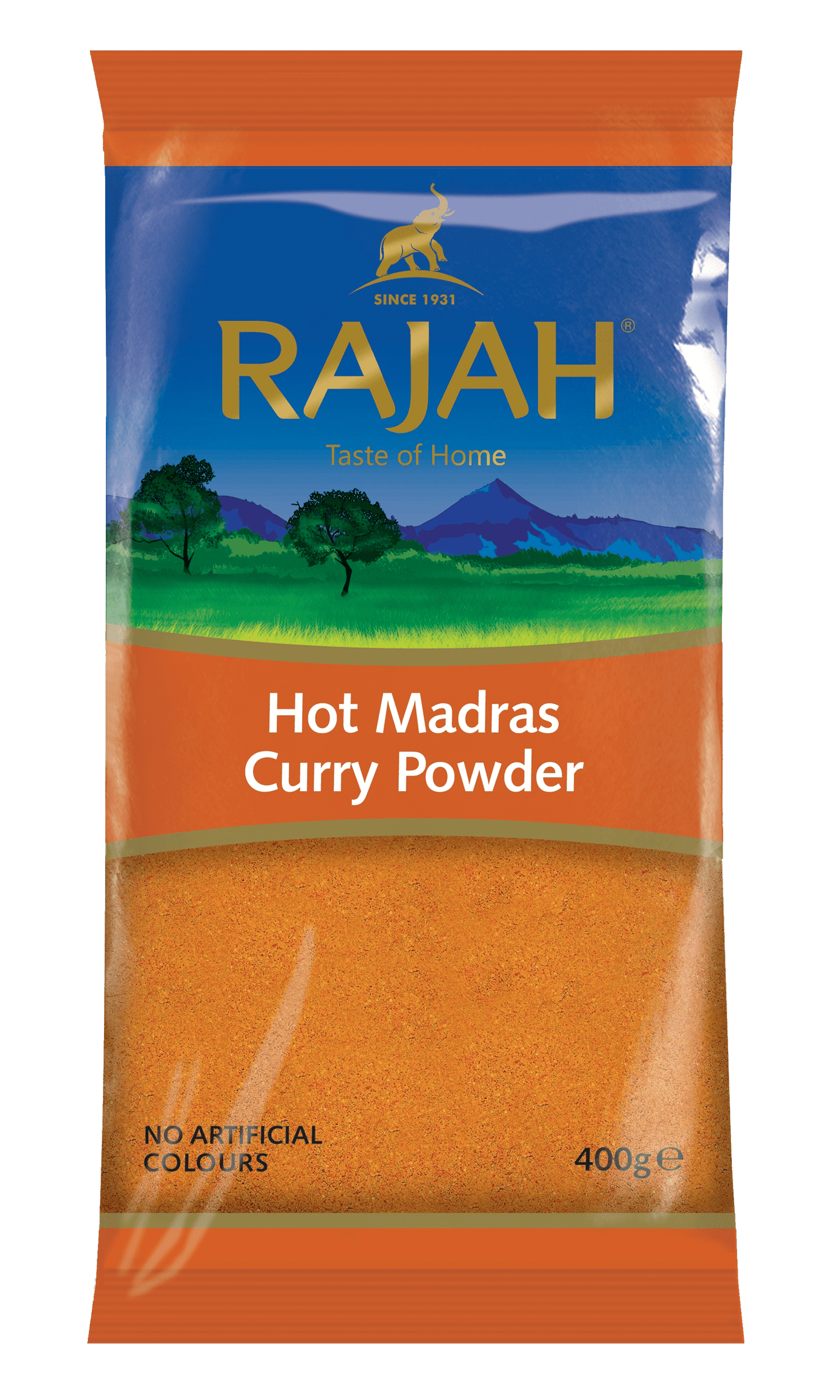 Rajah Hot Madras Curry Powder 10 x 400g