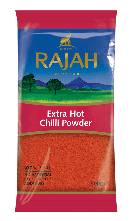 Rajah Chilli Powder Extra Hot 10x 400g