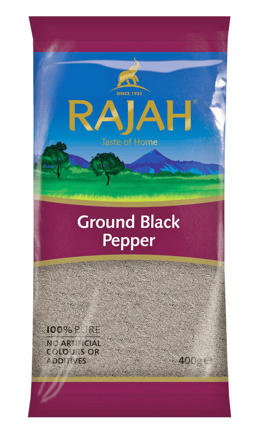 Rajah Ground Black Pepper 10 x 400g