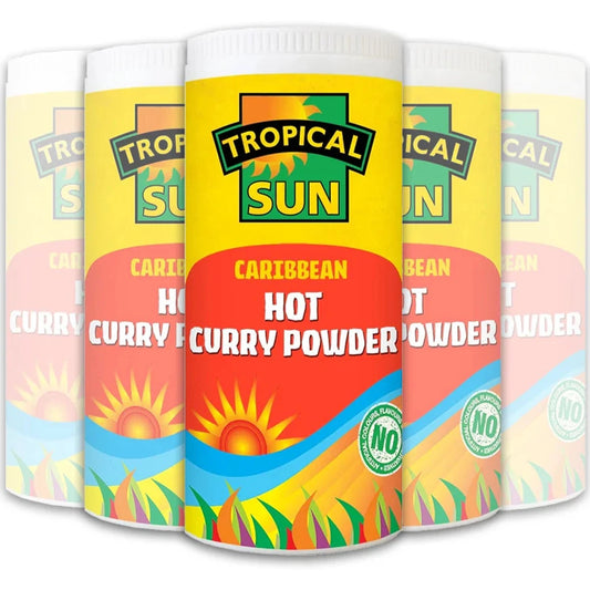 Tropical Sun Caribbean Curry Powder Hot 6 x 100g