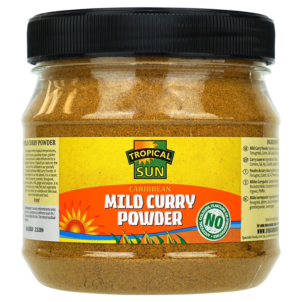 Tropical Sun Caribbean Curry Powder Mild 3 x 500g