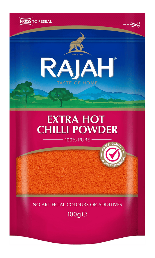 Rajah Chilli Powder Extra Hot 10x 100g