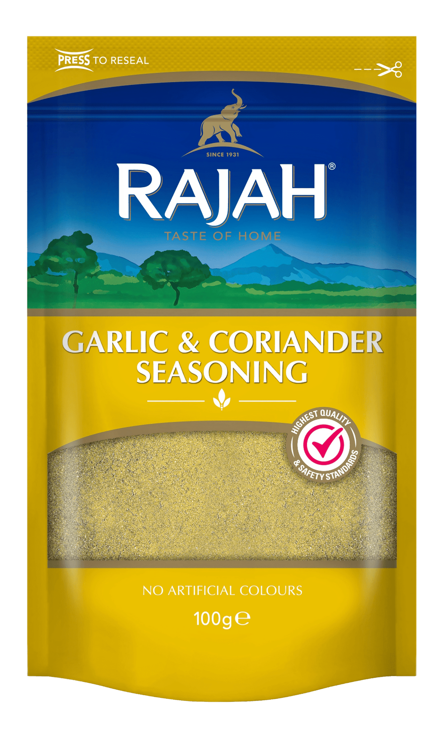 Rajah Garlic & Coriander 10 x 100g