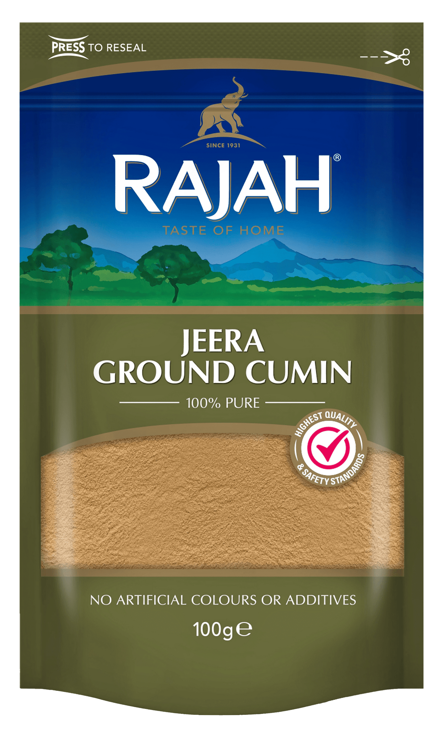 Rajah Jeera Ground Cumin 10 x 100g