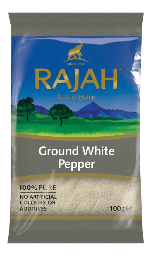 Rajah Ground White Pepper 10 x 100g