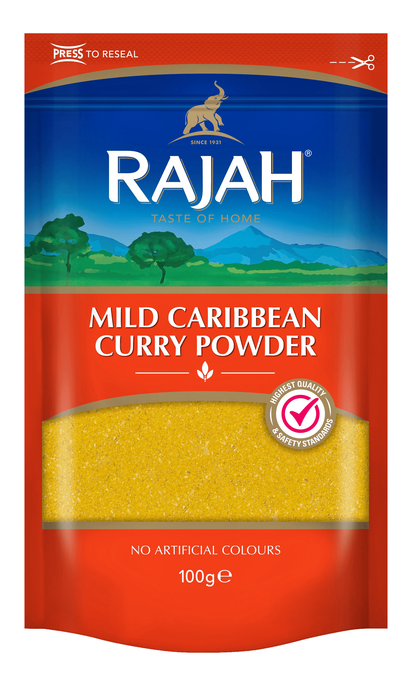 Rajah Mild Caribbean Curry 10 x 100g