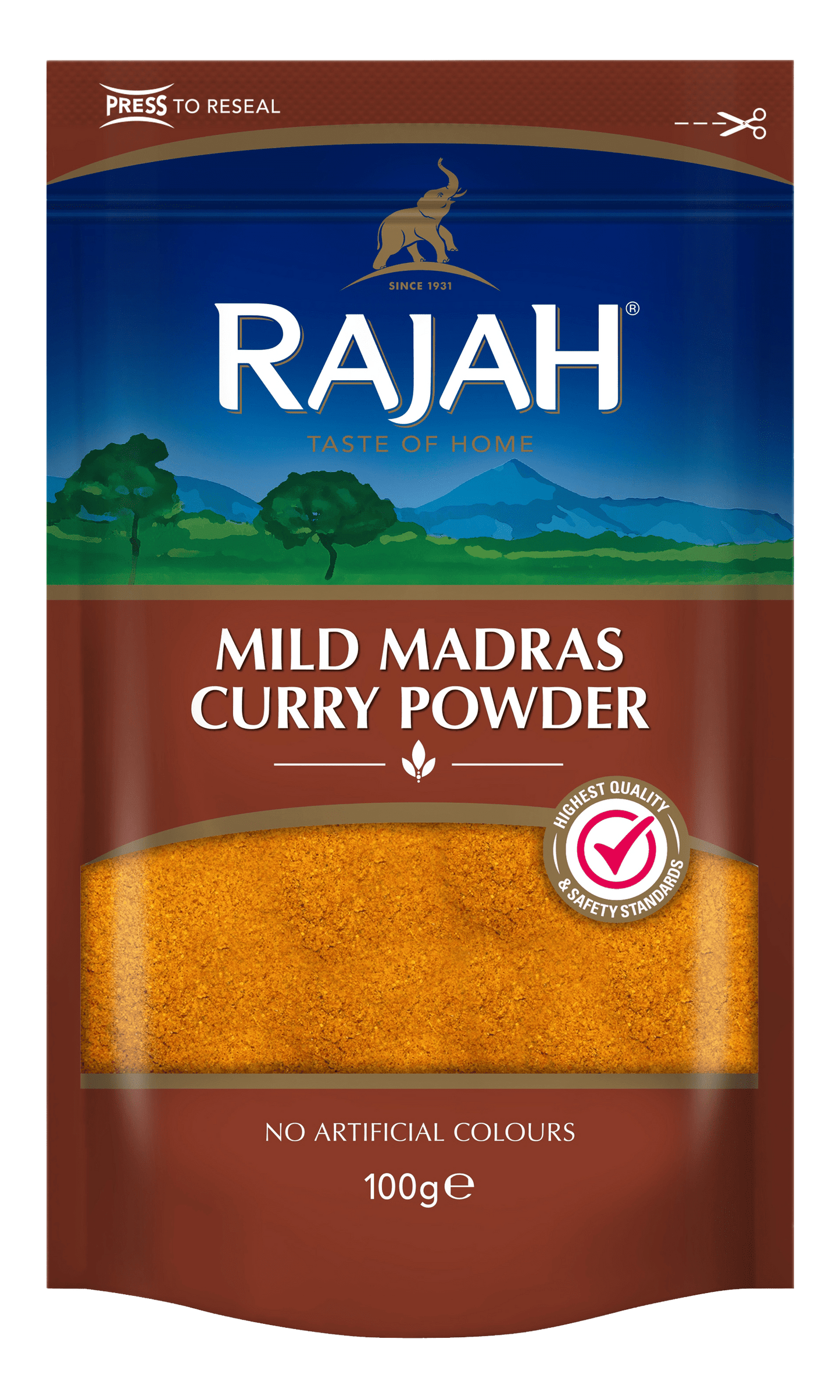 Rajah Mild Madras Curry Powder 10 x 100g