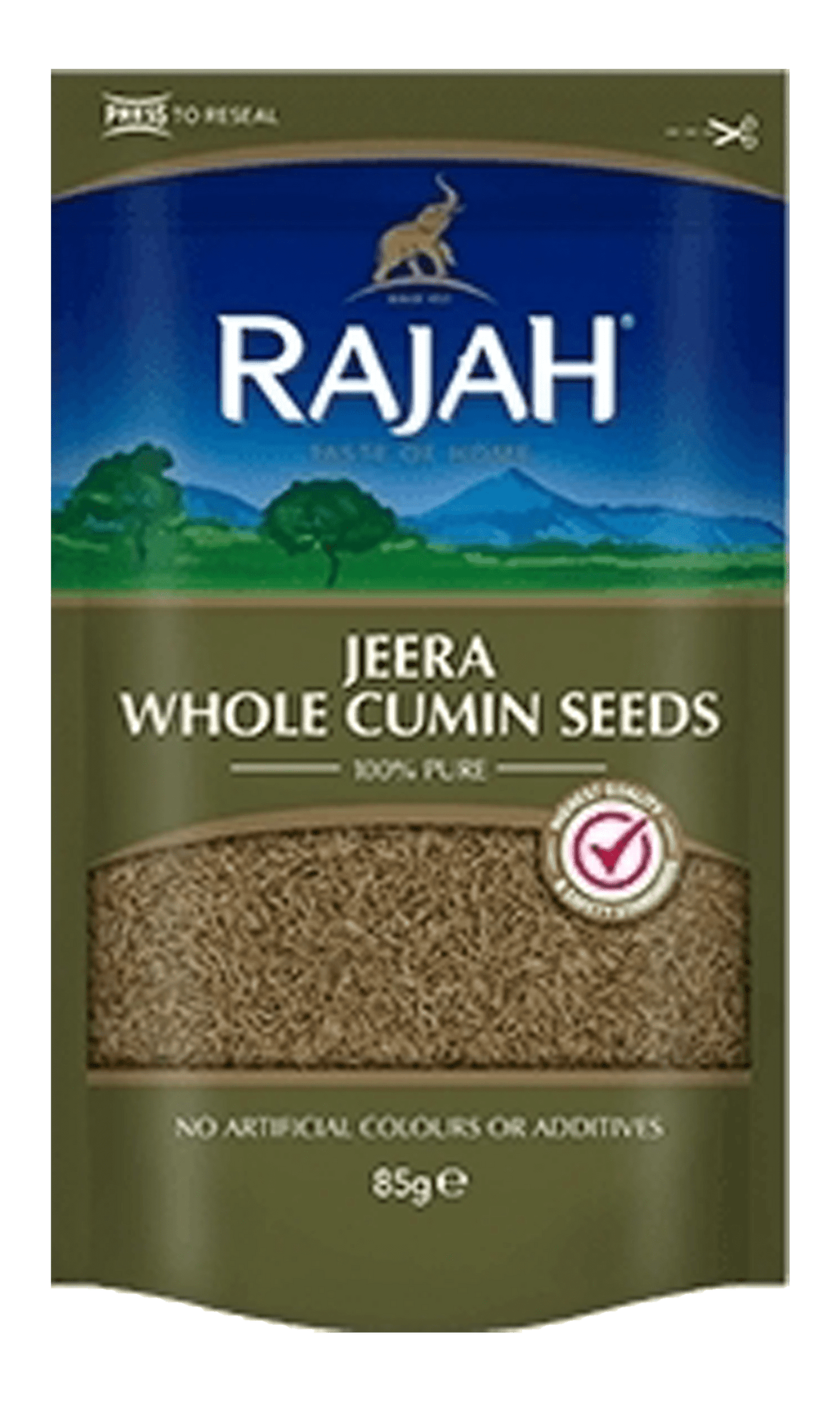 Rajah Jeera Whole Cumin Seeds 10 x 85g